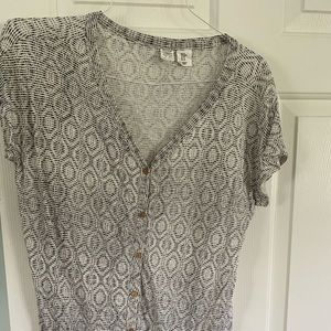 Black/Brown/Tan Short Sleeve shirt